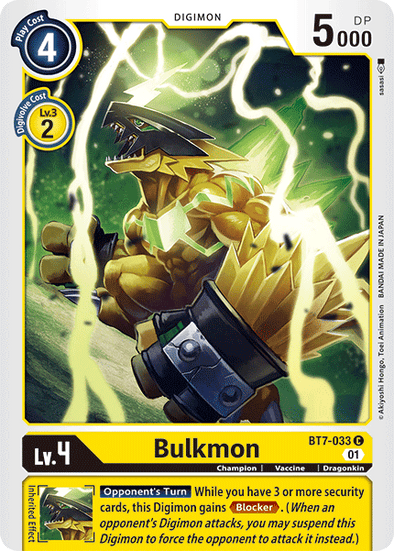 Bulkmon - BT7-033 - Common available at 401 Games Canada