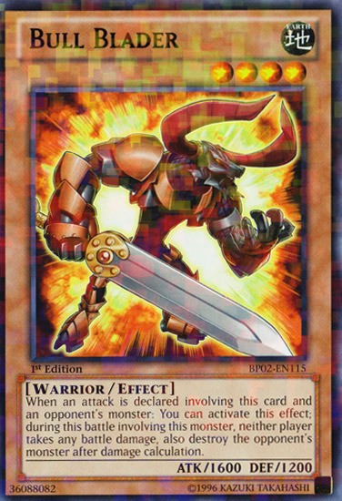 Bull Blader - BP02-EN115 - Mosaic Rare - 1st Edition available at 401 Games Canada