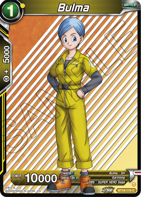 Bulma - BT18-118 - Common available at 401 Games Canada