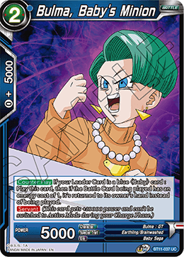 Bulma, Baby's Minion - BT11-037 - Uncommon available at 401 Games Canada