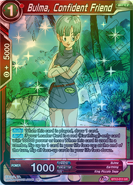 Bulma, Confident Friend - BT12-011 - Uncommon (FOIL) available at 401 Games Canada