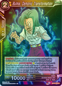 Bulma, Demonic Transformation - BT11-102 - Common (FOIL) available at 401 Games Canada