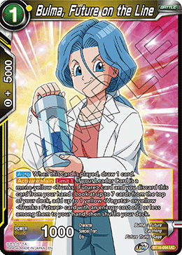 Bulma, Future on the Line - BT16-084 - Uncommon (Foil) available at 401 Games Canada