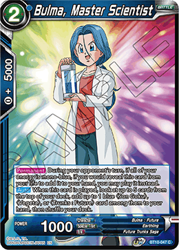 Bulma, Master Scientist - BT10-047 - Common (FOIL) (Reprint) available at 401 Games Canada