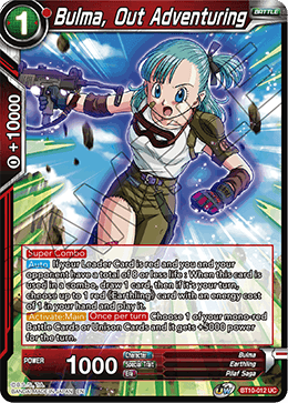 Bulma, Out Adventuring - BT10-012 - Uncommon available at 401 Games Canada