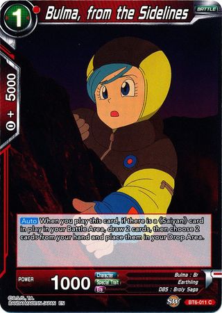 Bulma, from the Sidelines - BT6-011 - Common available at 401 Games Canada