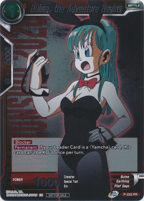 Bulma, the Adventure Begins - P-233 - Promo (Championship 2020) available at 401 Games Canada