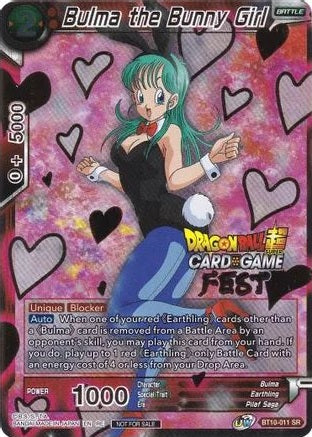 Bulma the Bunny Girl - BT10-011 - Super Rare (Card Game Fest 2022) available at 401 Games Canada