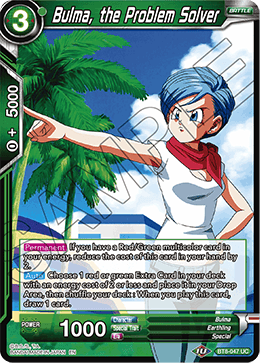 Bulma, the Problem Solver - BT8-047 - Uncommon available at 401 Games Canada