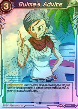 Bulma's Advice - BT8-042 - Common (FOIL) available at 401 Games Canada