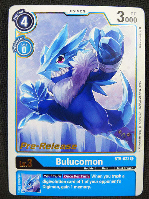 Bulucomon (Prerelease Promo) - BT5-022 - Rare available at 401 Games Canada