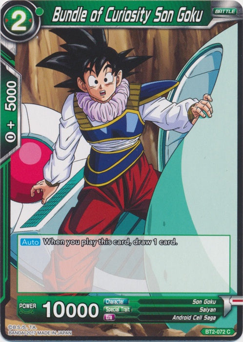 Bundle of Curiosity Son Goku - BT2-072 - Common available at 401 Games Canada