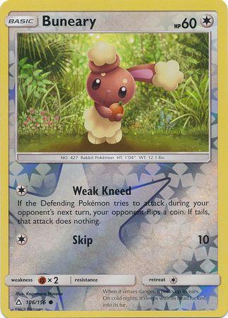 Buneary - 106/156 - Common - Reverse Holo available at 401 Games Canada