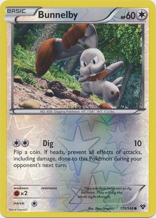 Bunnelby - 111/146 - Common - Reverse Holo available at 401 Games Canada