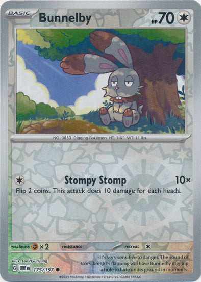 Bunnelby - 175/197 - Common - Reverse Holo available at 401 Games Canada