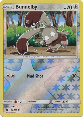 Bunnelby - 87/111 - Common - Reverse Holo available at 401 Games Canada
