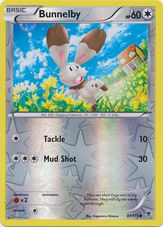 Bunnelby - 87/119 - Common - Reverse Holo available at 401 Games Canada