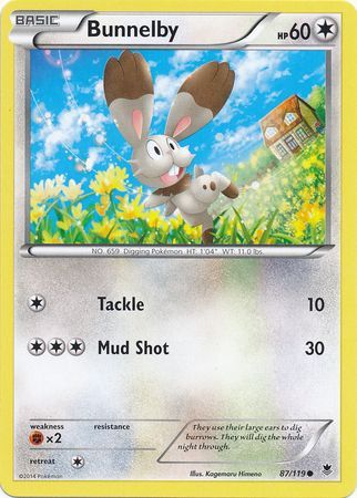 Bunnelby - 87/119 - Common available at 401 Games Canada