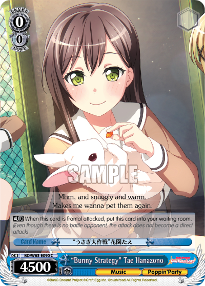 "Bunny Strategy" Tae Hanazono - BD/W63-E090 - Common available at 401 Games Canada