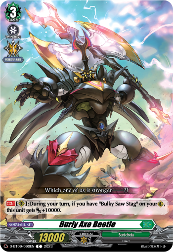 Burly Axe Beetle - D-BT09/090 - Common available at 401 Games Canada