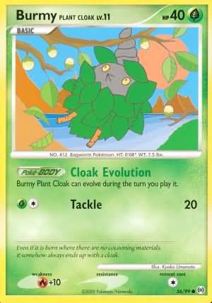 Burmy Plant Cloak - 56/99 - Common available at 401 Games Canada