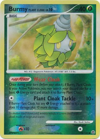 Burmy Plant Cloak - 78/132 - Common - Reverse Holo available at 401 Games Canada