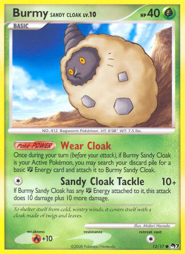 Burmy Sandy Cloak - 12/17 - Common available at 401 Games Canada