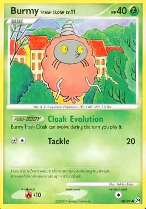 Burmy Trash Cloak - 58/99 - Common available at 401 Games Canada