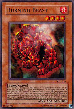 Burning Beast - MFC-016 - Common - Unlimited available at 401 Games Canada