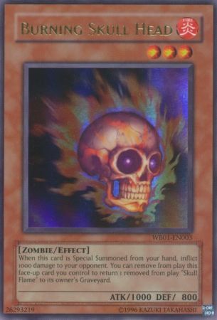 Burning Skull Head - WB01-EN003 - Ultra Rare available at 401 Games Canada