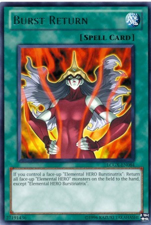 Burst Return - LCGX-EN084 - Rare - Unlimited available at 401 Games Canada