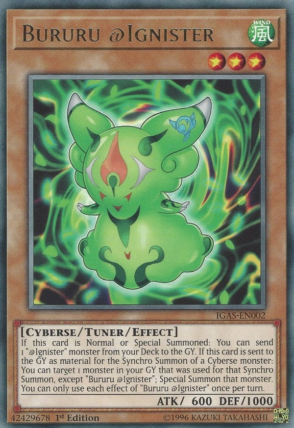 Bururu @Ignister - IGAS-EN002 - Rare - 1st Edition available at 401 Games Canada