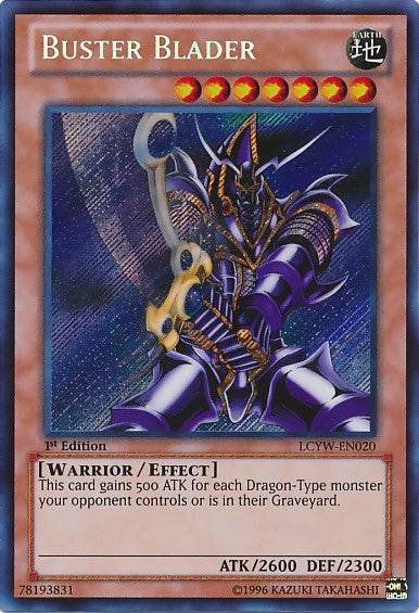 Buster Blader - LCYW-EN020 - Secret Rare - 1st Edition available at 401 Games Canada