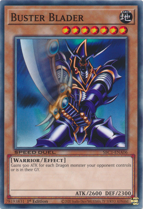 Buster Blader - SBC1-ENA06 - Common - 1st Edition available at 401 Games Canada