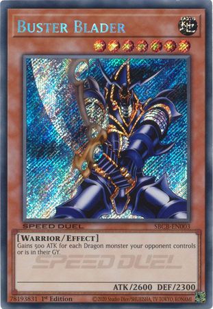 Buster Blader - SBCB-EN003 - Secret Rare - 1st Edition available at 401 Games Canada