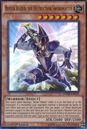 Buster Blader, the Destruction Swordmaster - BOSH-EN018 - Ultra Rare - 1st Edition available at 401 Games Canada