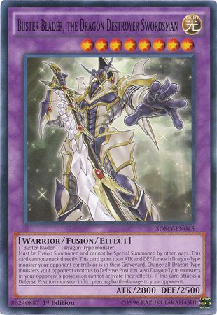 Buster Blader, the Dragon Destroyer Swordsman - SDMY-EN045 - Common - 1st Edition available at 401 Games Canada