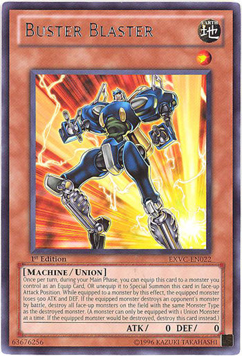 Buster Blaster - EXVC-EN022 - Rare - 1st Edition available at 401 Games Canada