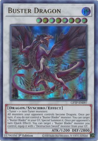 Buster Dragon - GFTP-EN097 - Ultra Rare - 1st Edition available at 401 Games Canada