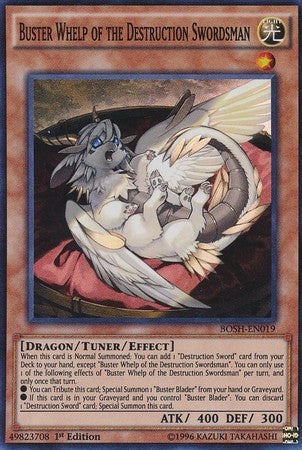 Buster Whelp of the Destruction Swordsman - BOSH-EN019 - Super Rare - 1st Edition available at 401 Games Canada