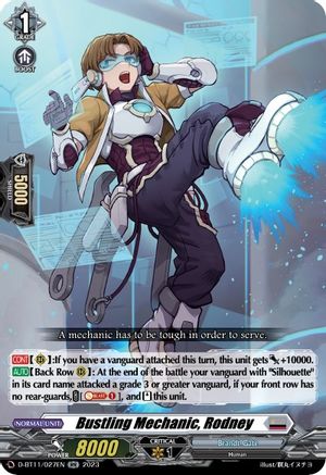 Bustling Mechanic, Rodney - D-BT11/027EN - Double Rare available at 401 Games Canada