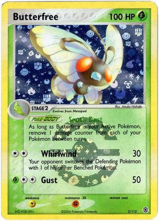 Butterfree - 2/112 - Holo Rare - Reverse Holo available at 401 Games Canada