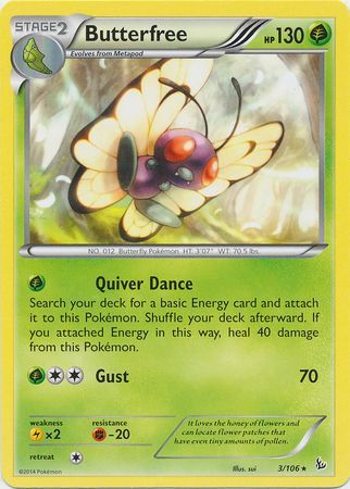 Butterfree - 3/106 - Rare available at 401 Games Canada