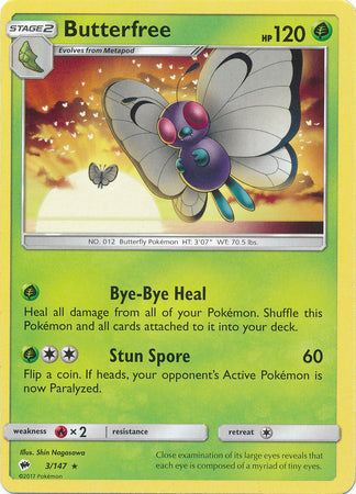 Butterfree - 3/147 - Rare available at 401 Games Canada