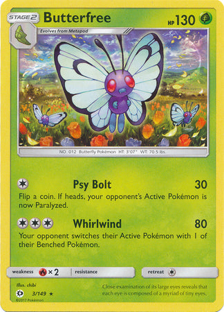 Butterfree - 3/149 - Rare available at 401 Games Canada