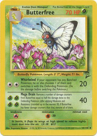 Butterfree - 34/130 - Uncommon available at 401 Games Canada