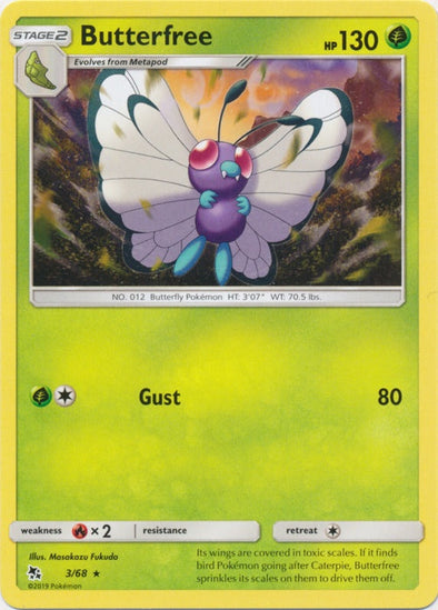 Butterfree - 3/68 - Rare available at 401 Games Canada