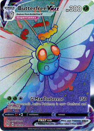 Butterfree VMAX - 190/189 - Hyper Rare available at 401 Games Canada