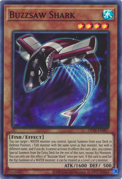 Buzzsaw Shark - OP26-EN007 - Super Rare - Unlimited