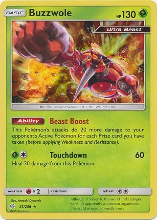 Buzzwole - 21/236 - Holo Rare available at 401 Games Canada